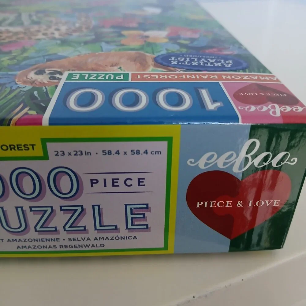EEboo 1000 piece Puzzle Amazon Rainforest Colorful - Picture 8 of 11